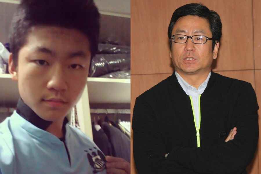 近日，網(wǎng)上曝光了白巖松16歲兒子白清揚的近照，網(wǎng)友直呼這是真正的高帥富，長的挺像他老爸的。