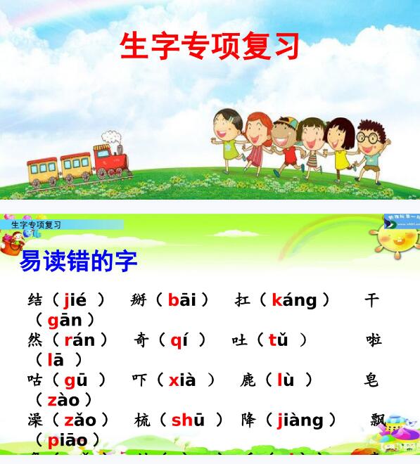 2021年部編版一年級語文下冊生字專項(xiàng)復(fù)習(xí)課件資源免費(fèi)下載
