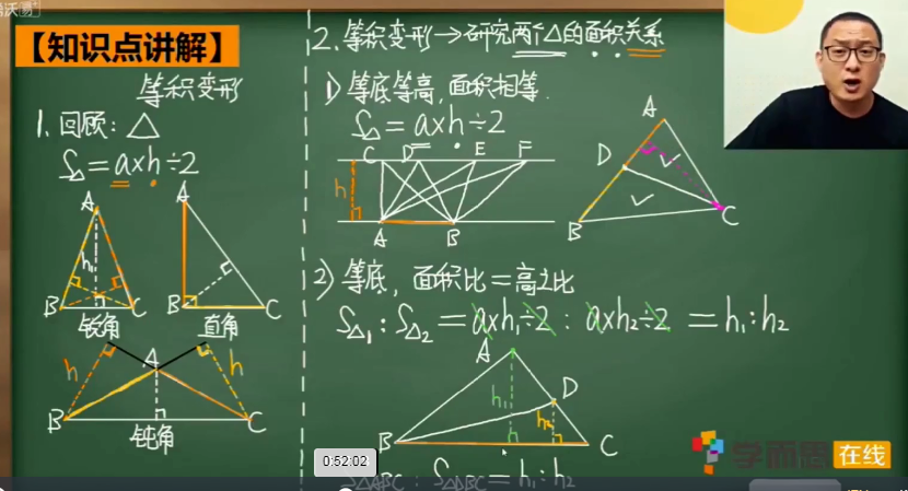 2020學(xué)而思六年級數(shù)學(xué)暑期培訓(xùn)班03講等高三角形視頻資源免費(fèi)下載