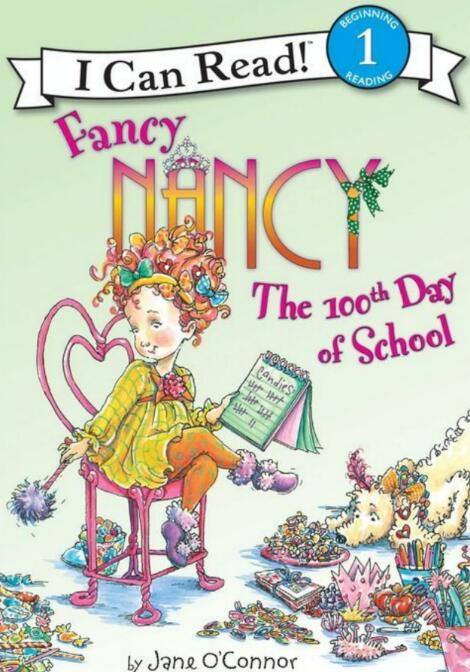 Fancy Nancy:The 100th Day of School繪本故事pdf電子版下載
