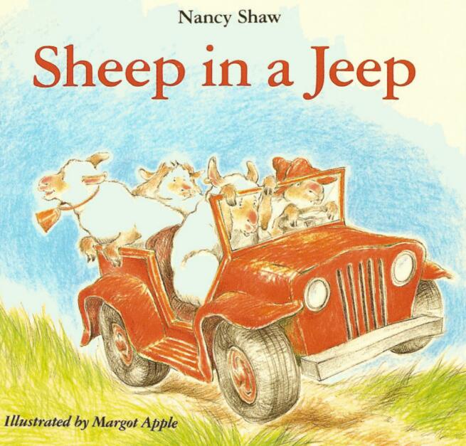 Sheep in a Jeep繪本中文翻譯及pdf電子版資源下載