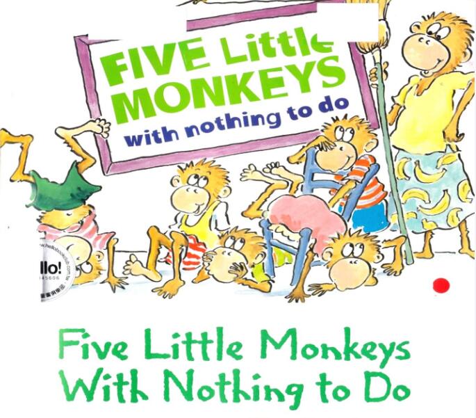 Five Little Monkeys With Nothing to Do繪本電子版資源下載
