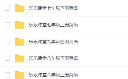 樂樂課堂7-9年級(jí)英語語法詞匯視頻資源百度網(wǎng)盤下載