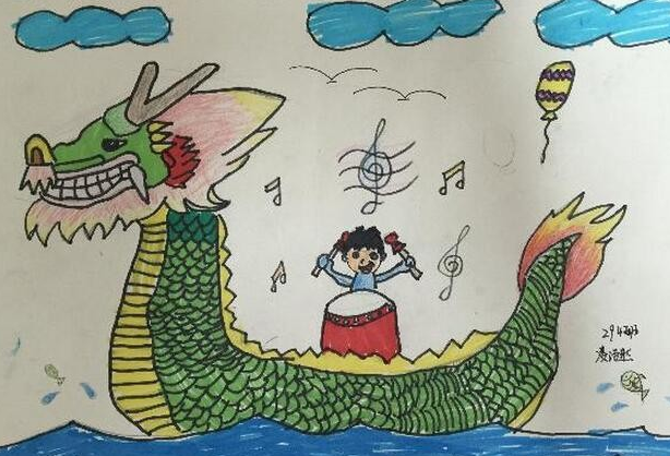 端午節(jié)粽子兒童畫圖片大全